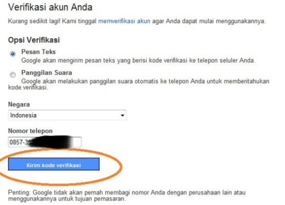 membuat akun google