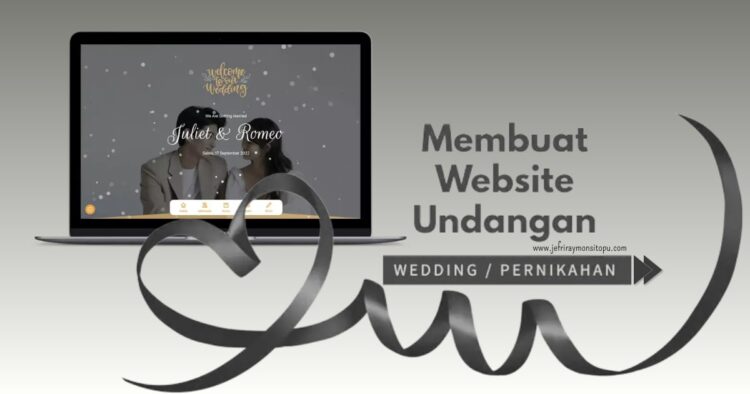 cara membuat website undangan pernikahan